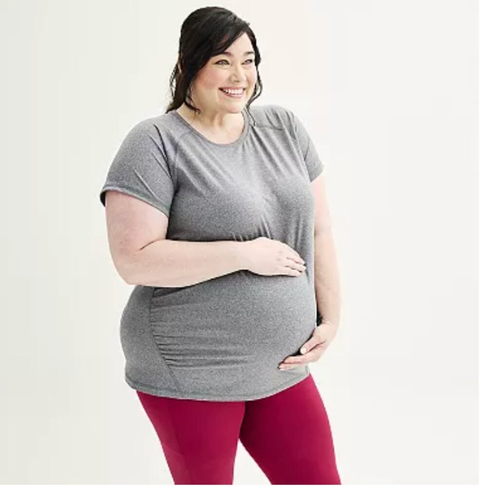 Plus Maternity Tek Gear® Dry Tek Tee, size 2X
